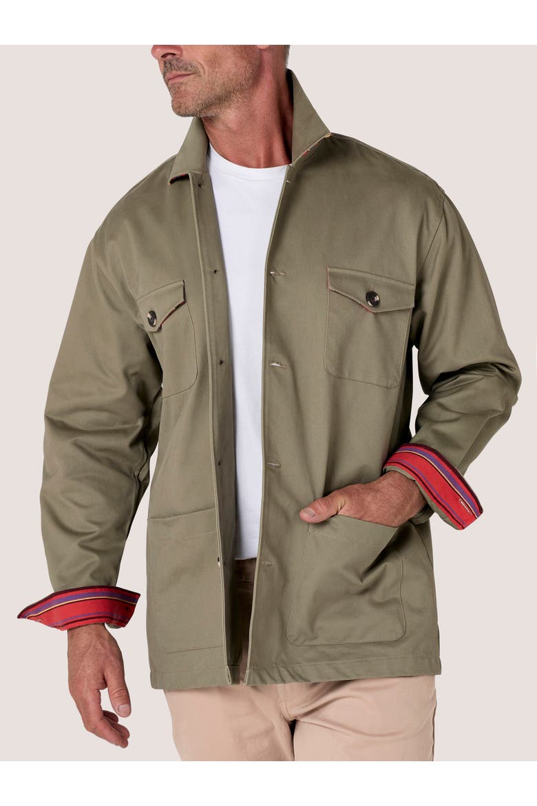 Cotton Safari Jacket, Main, color, Olive
