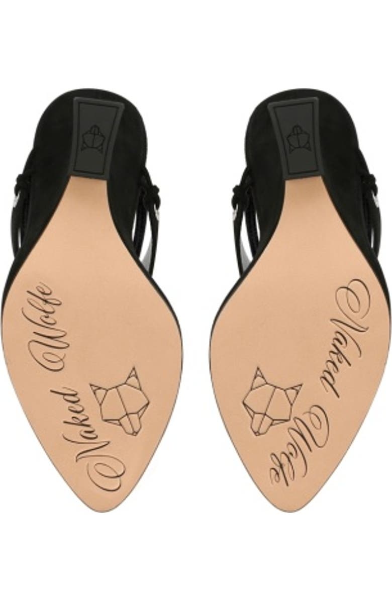 Naked Wolfe Rampage Wedge, Alternate, color, Black Suede