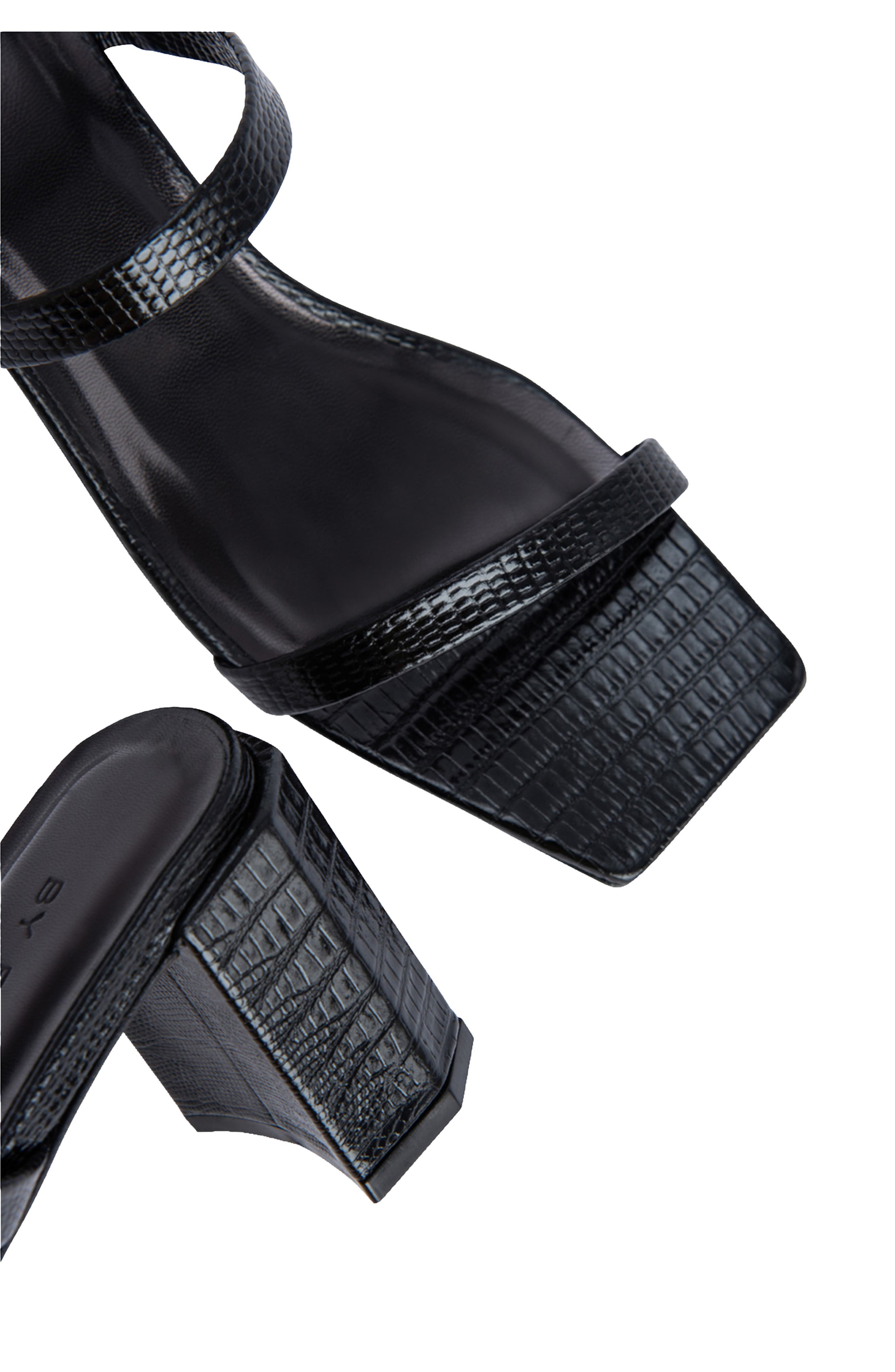 By Far Tanya Strappy Square Toe Sandal, Alternate, color, 