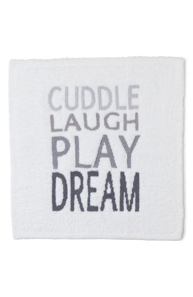Barefoot Dreams<sup>®</sup> CozyChic<sup>™</sup> Cuddle Laugh Play Dream Stroller Blanket, Main, color, 