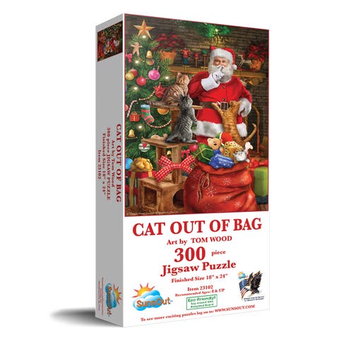 Cat out of the Bag 300 piece Jigsaw Puzzle for Adults