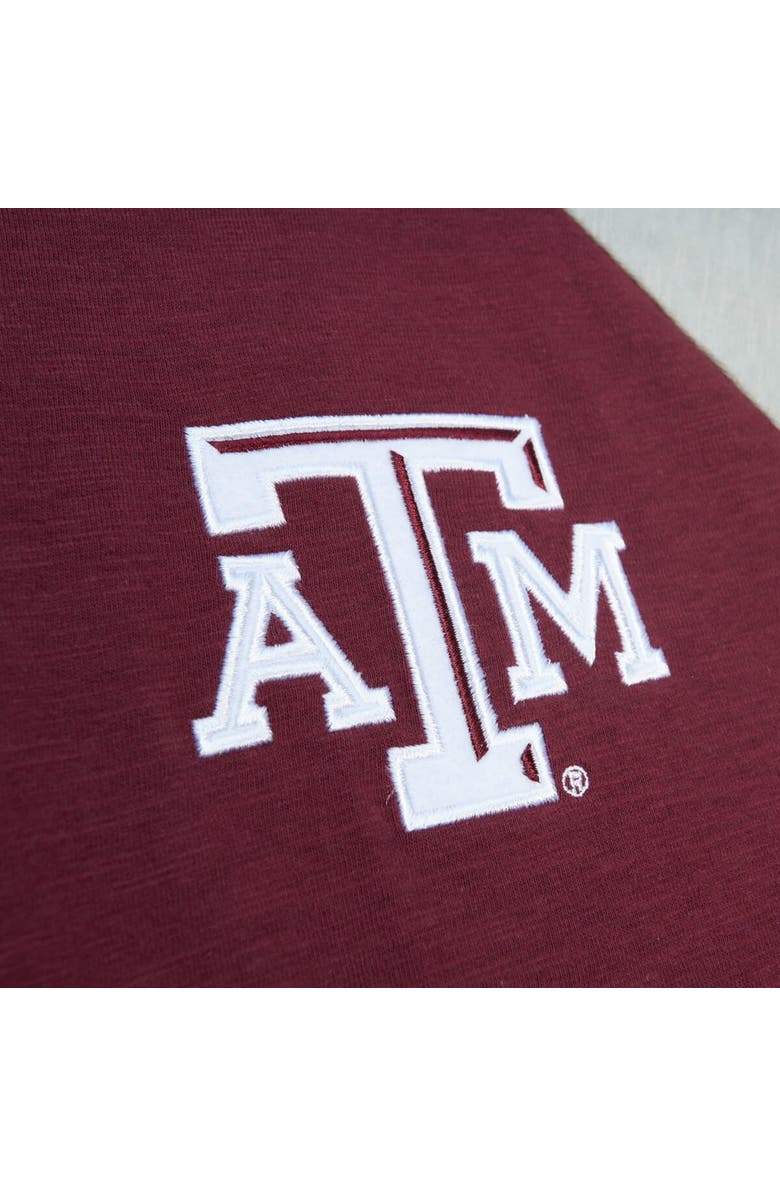 Mitchell & Ness Men's Mitchell & Ness Maroon Texas A&M Aggies Legendary Slub Raglan Long Sleeve T-Shirt, Alternate, color, Maroon