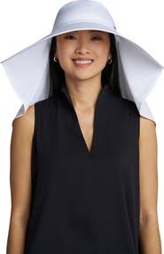 Coolibar Women's Anastasia Elegant Full Coverage Hat, UPF 50+ Sun Protection