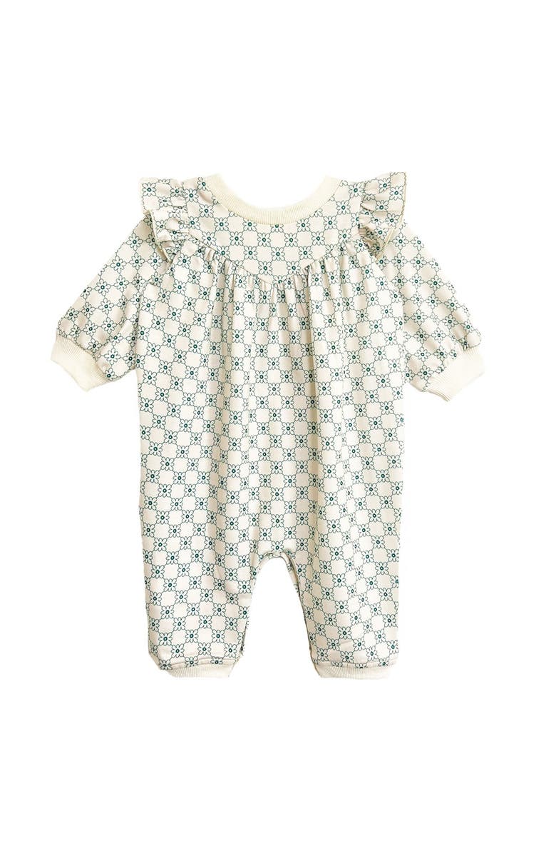 Mabel + Honey Lillian Romper, Alternate, color, Green