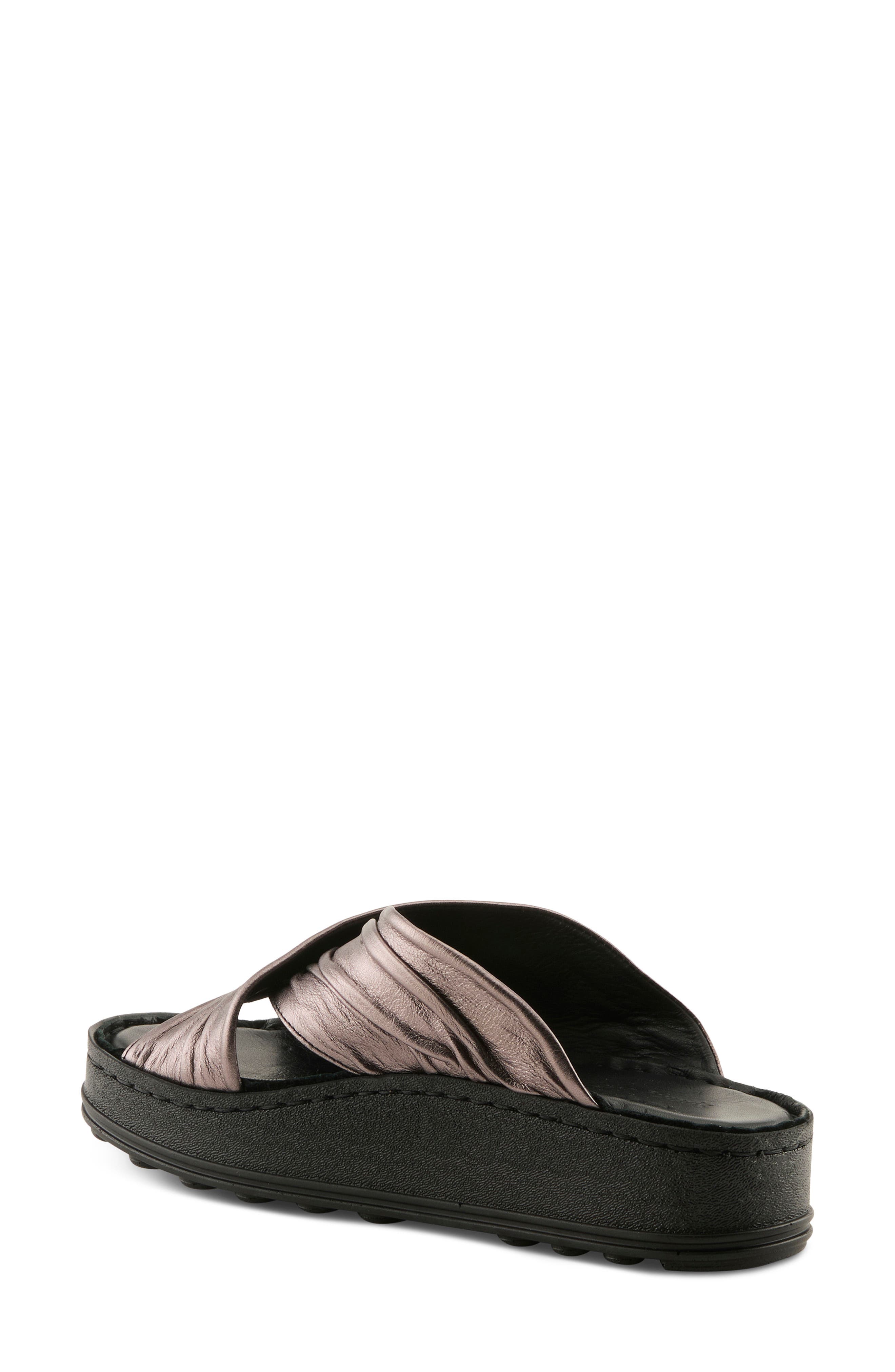 Spring Step Majorelle Platform Sandal, Alternate, color, Pewter