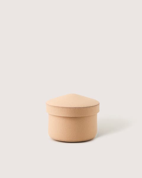 Merino Wool Small Bin w/ Lid