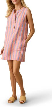 Faherty Avalon Sleeveless Minidress