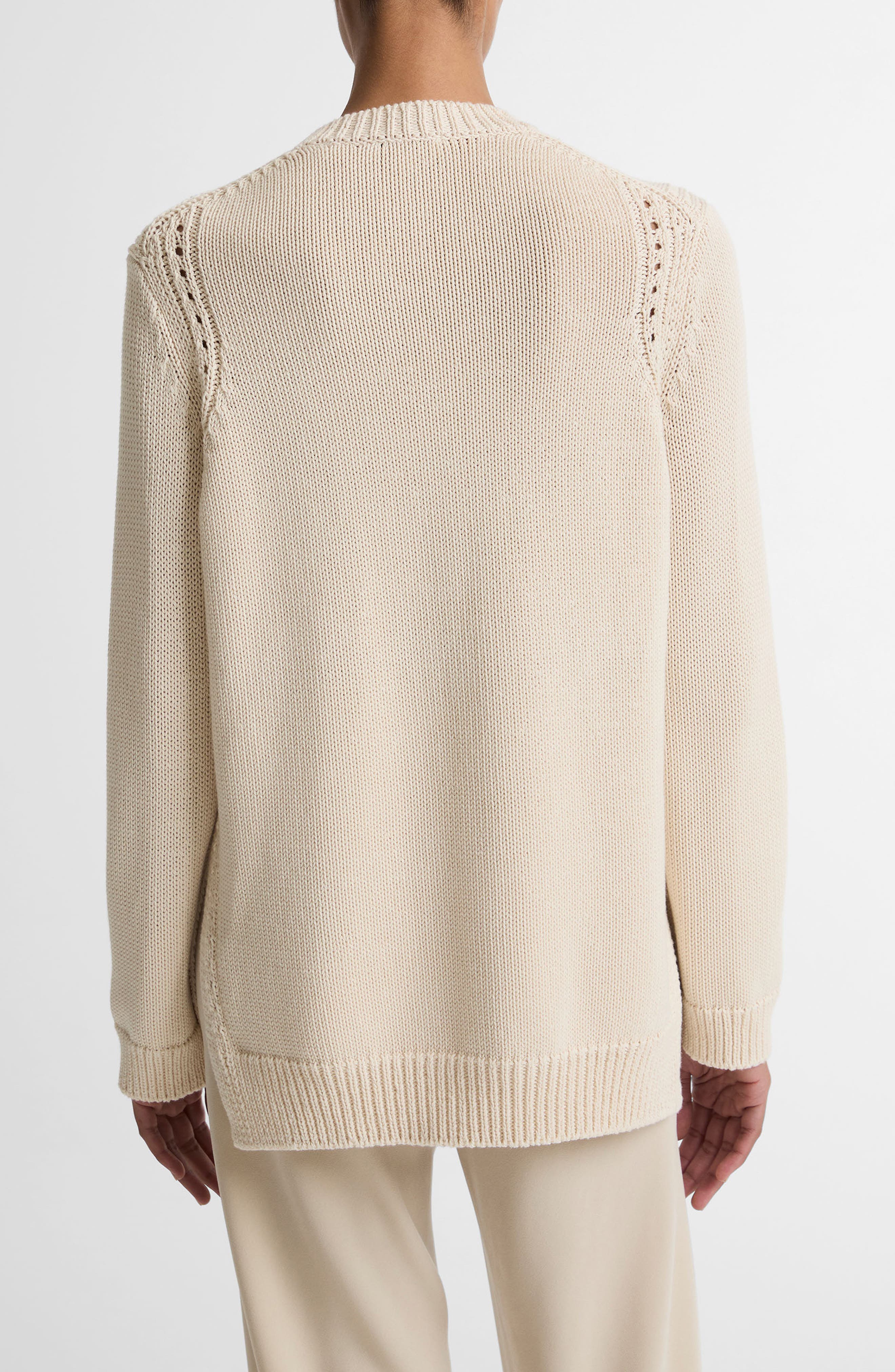 Cotton Blend Tunic Sweater - image 4