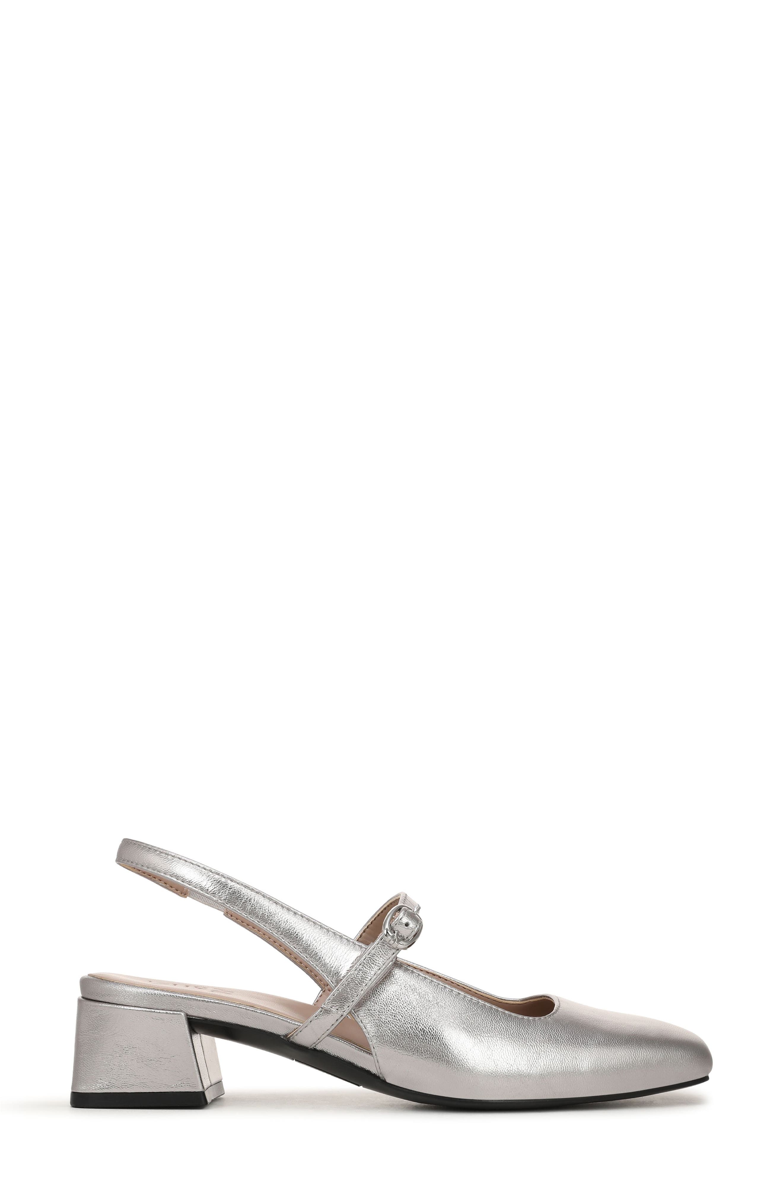 Naturalizer Jalee Slingback Pump, Alternate, color, Soft Pewter