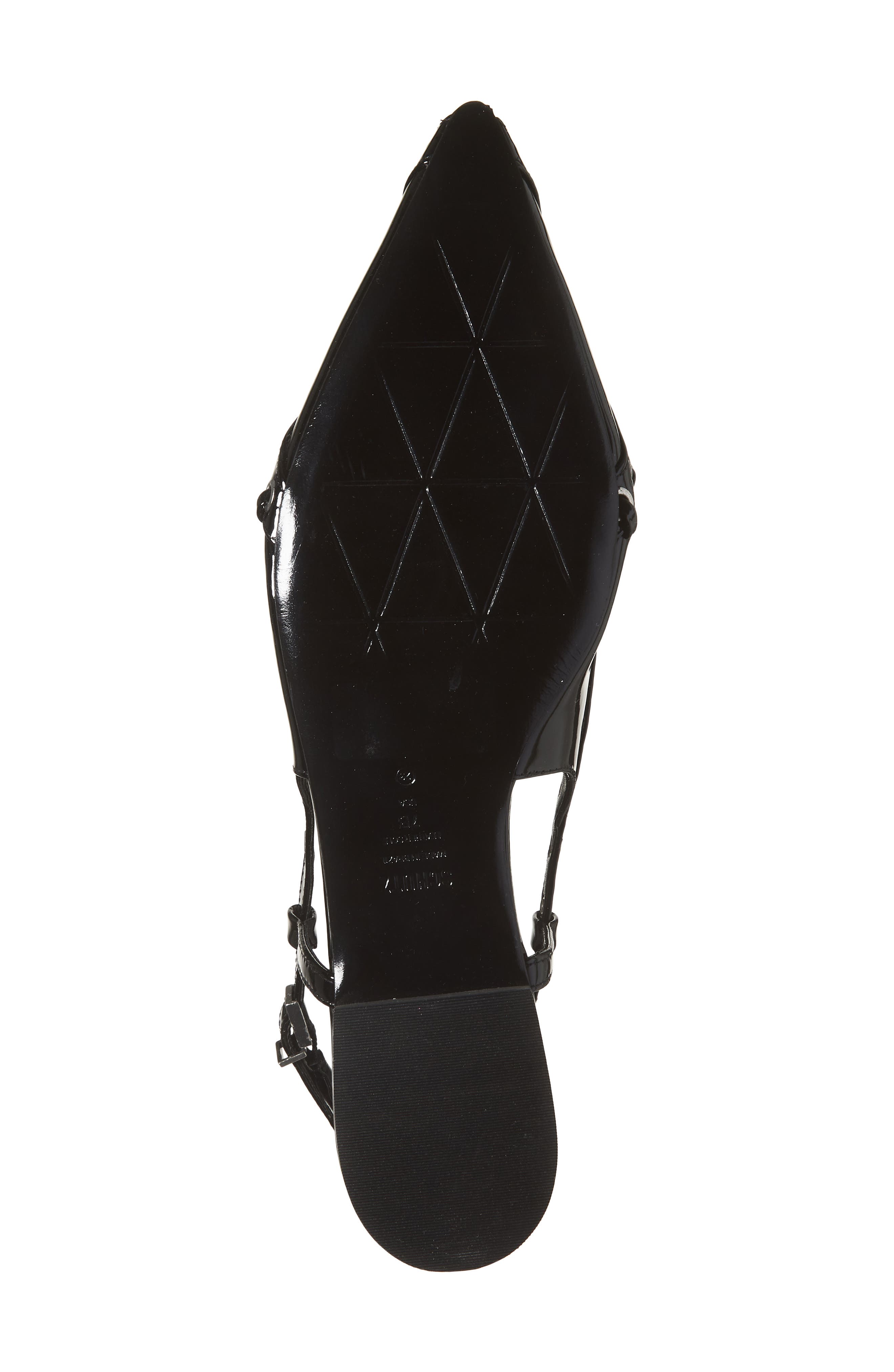 Schutz Ruth Slingback Flat, Alternate, color, Black