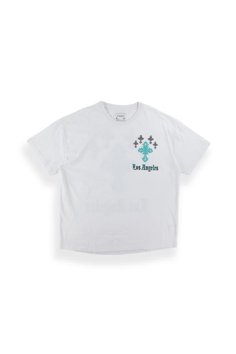 Luther T-shirt, Main, color, White/ Cross Angeles