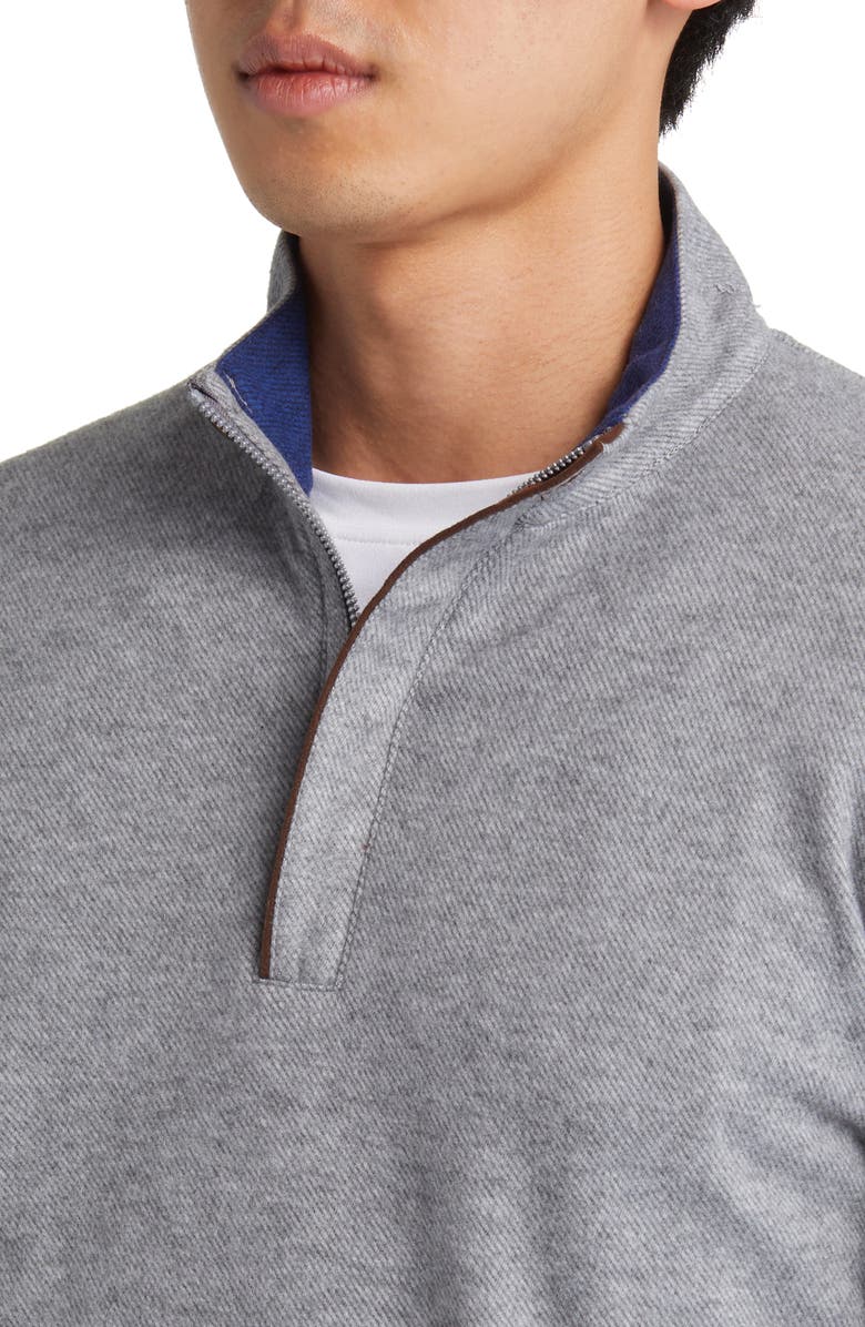 johnnie-O Emerson Flannel Half Zip Pullover, Alternate, color,