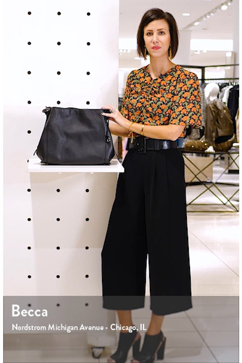 Dalton 31 Pebbled Leather Shoulder Bag video