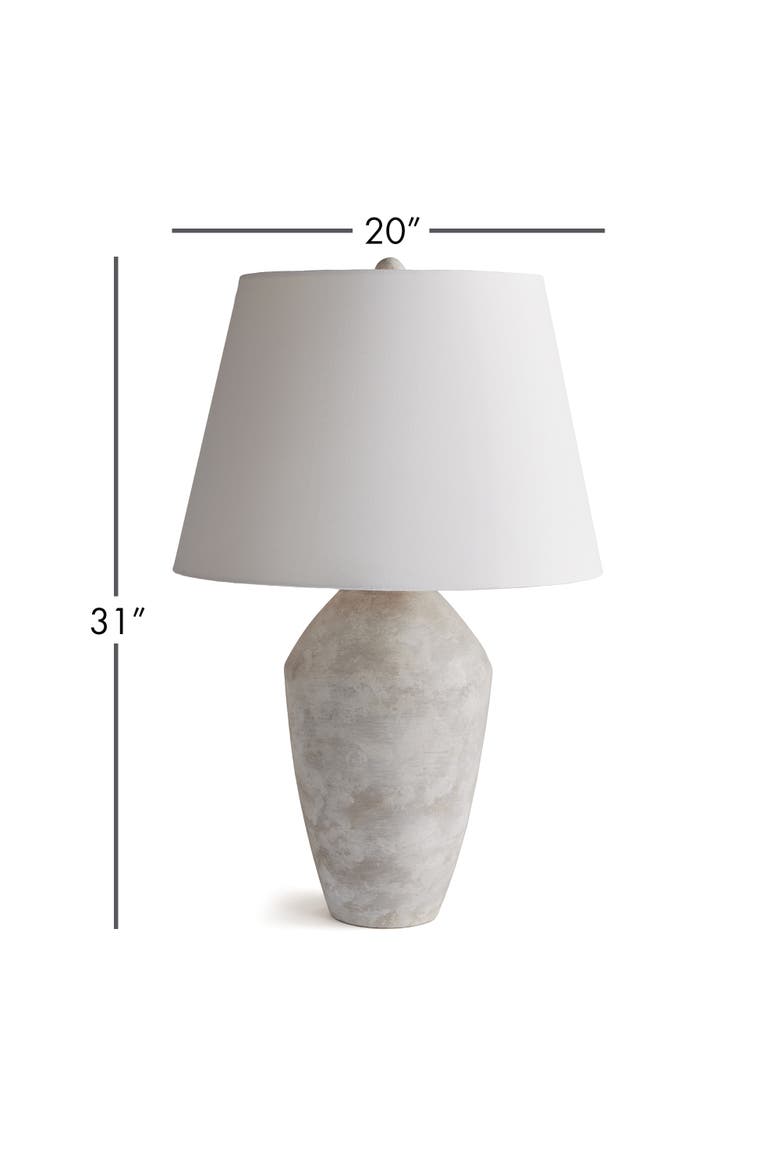 Claude Table Lamp, Alternate, color, White