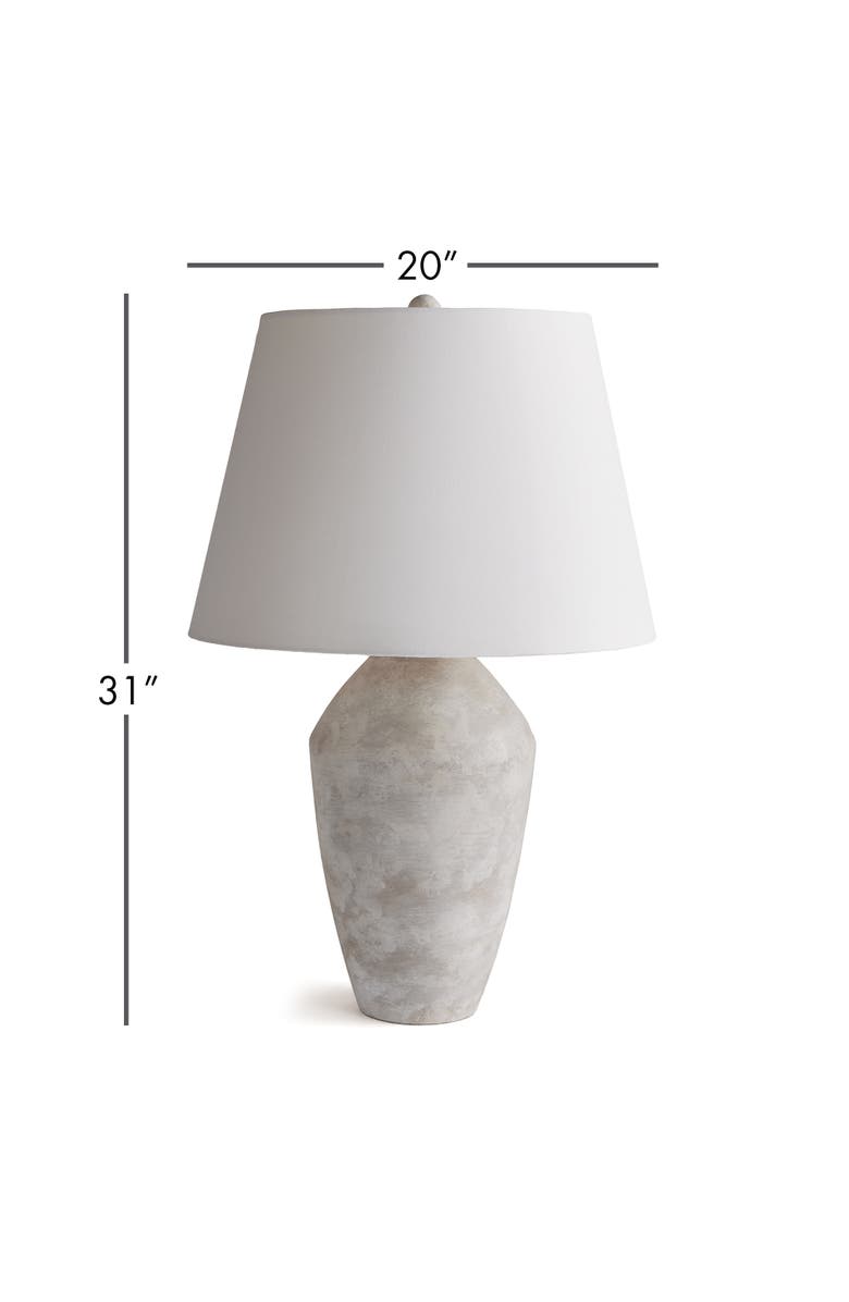 Napa Home & Garden Claude Table Lamp, Alternate, color, White