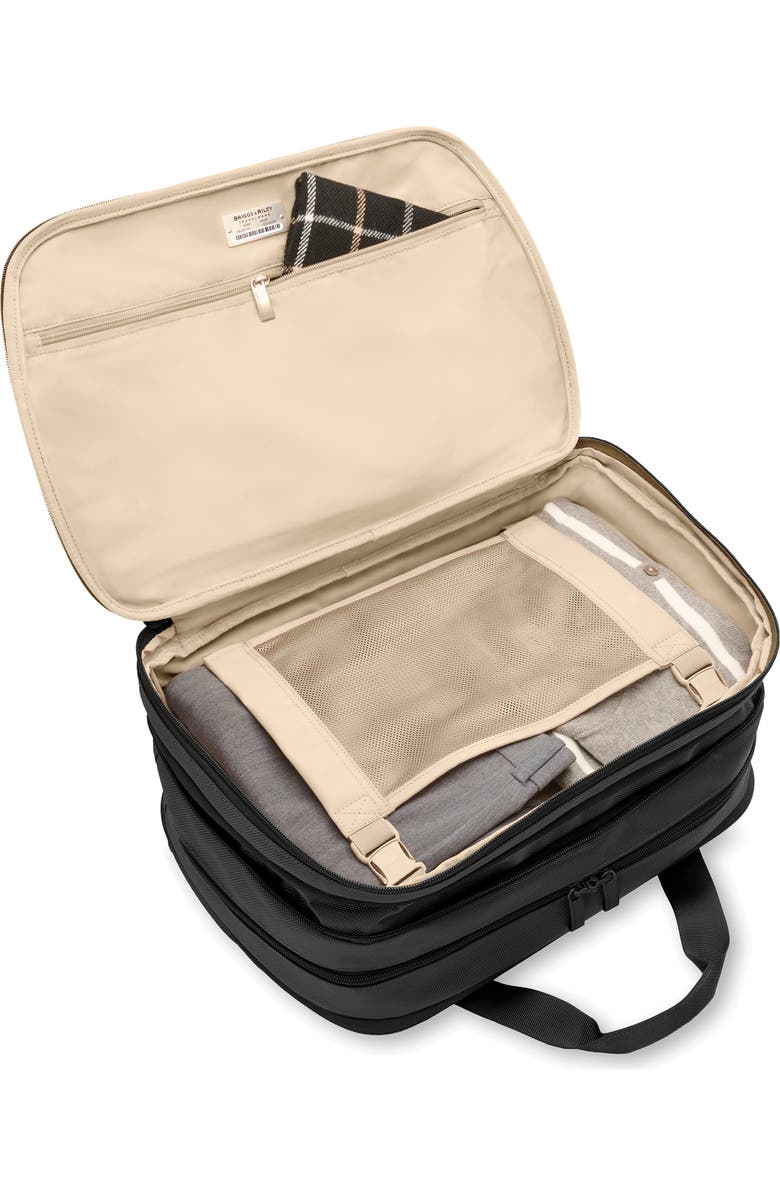 Briggs & Riley Baseline 17-Inch Expandable Cabin Bag, Alternate, color, Black