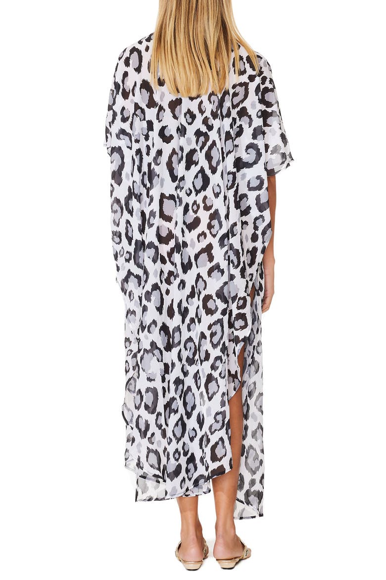 Leopard Duster, Alternate, color, BLACK AND WHITE