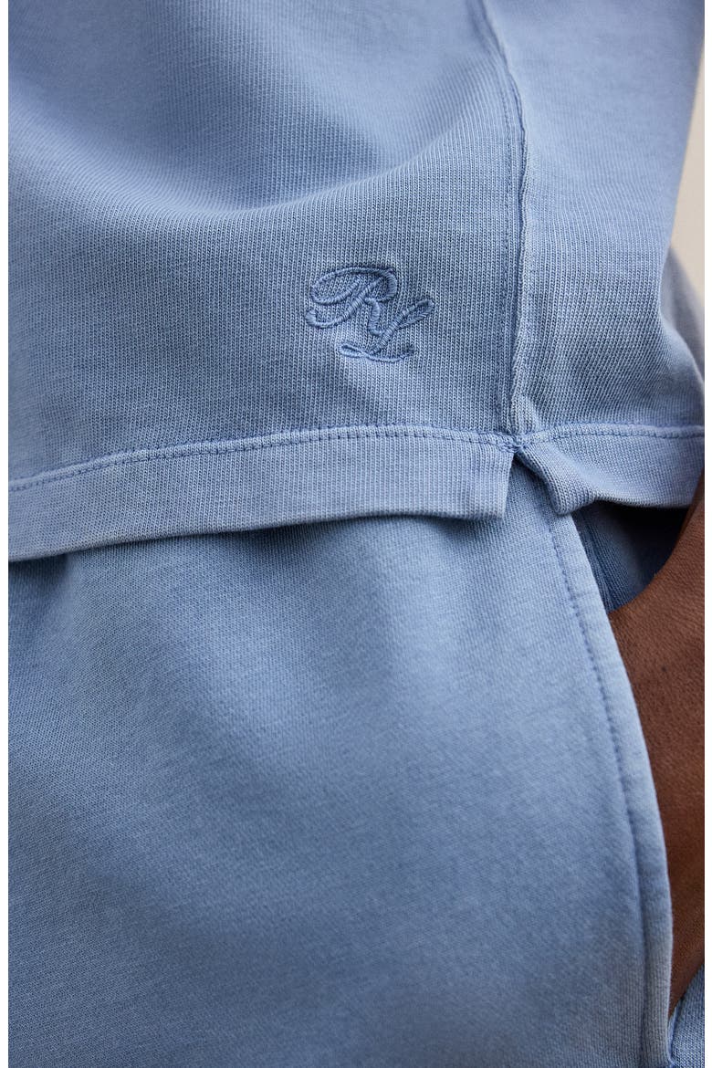 Oversize Vintage Cotton Jersey Pocket T-Shirt, Alternate, color, BLUE