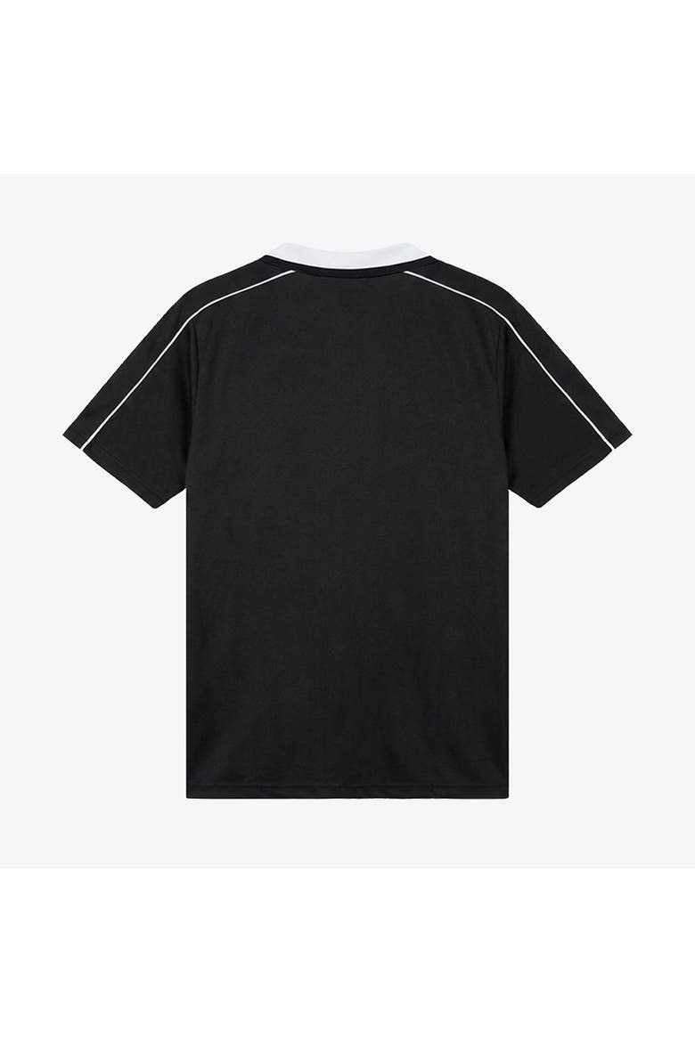 Men's Mitchell & Ness  Black New York Knicks Polo Jersey, Alternate, color, Black