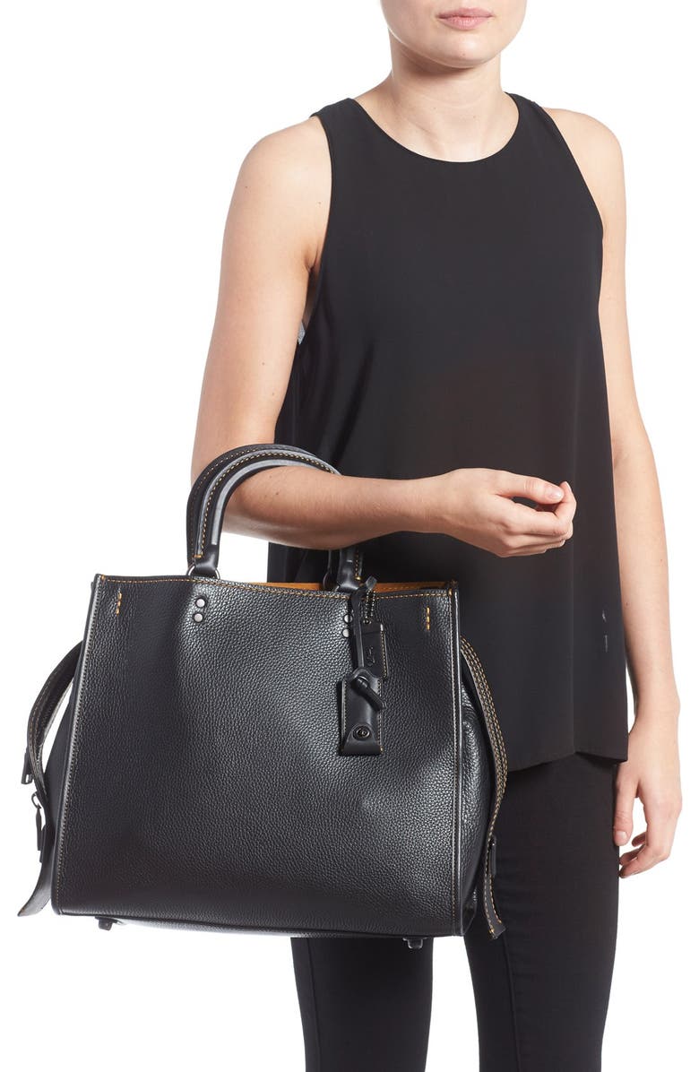 COACH 1941 'Rogue 36' Leather Satchel, Alternate, color,