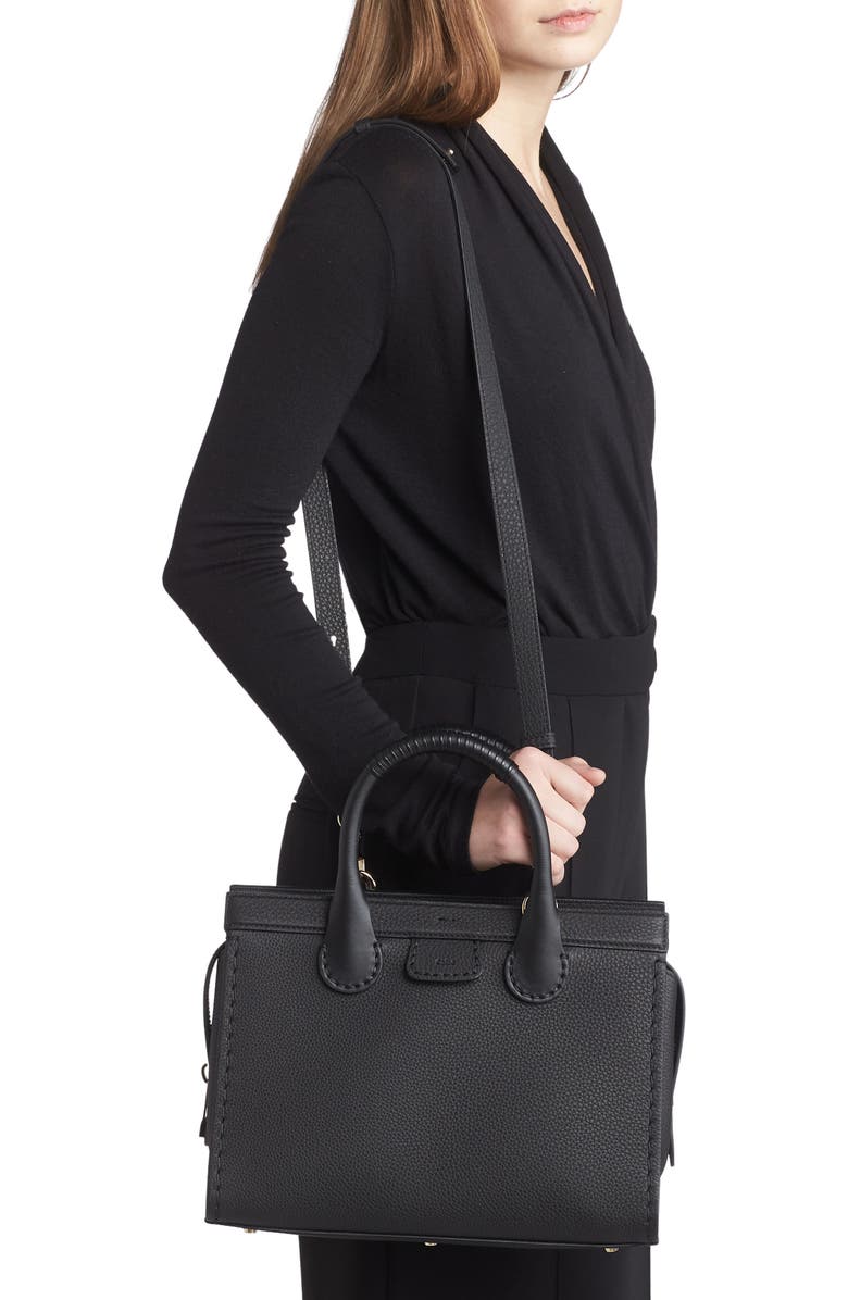 Chloé Medium Edith Leather Tote, Alternate, color,