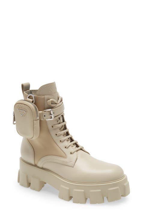 Prada botas fashion militares