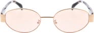 BCBGeneration 65mm Metal Oval Sunglasses