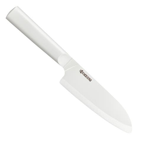 INNOVATIONwhite® 5.5-Inch Ceramic Santoku Knife, White Blade