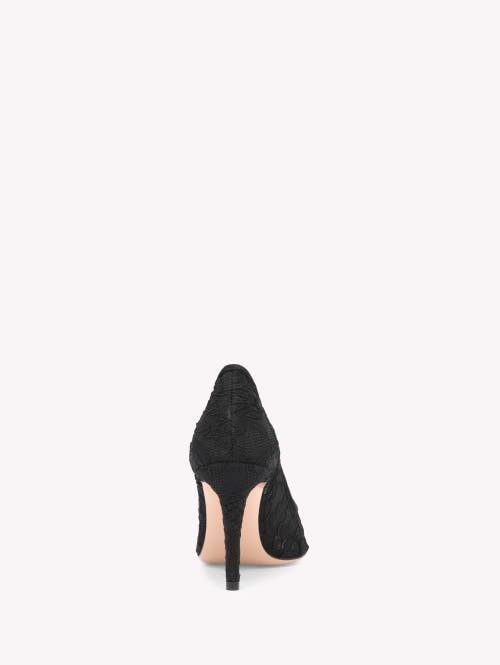 Gianvito Rossi Claudia 85 Pump In Black Textile