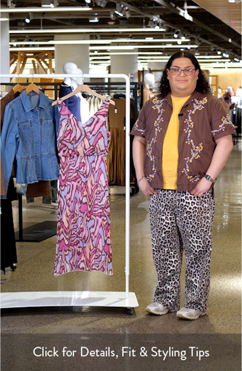 Rose Sleeveless Plissé Dress, sales video thumbnail