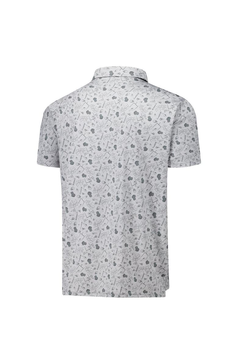 ANTIGUA Men's Antigua Heather Gray Kansas City Chiefs Relentless Polo, Alternate, color, 