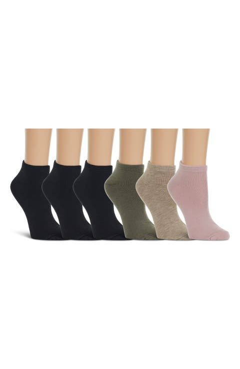 6-Pack Ankle Cut Socks