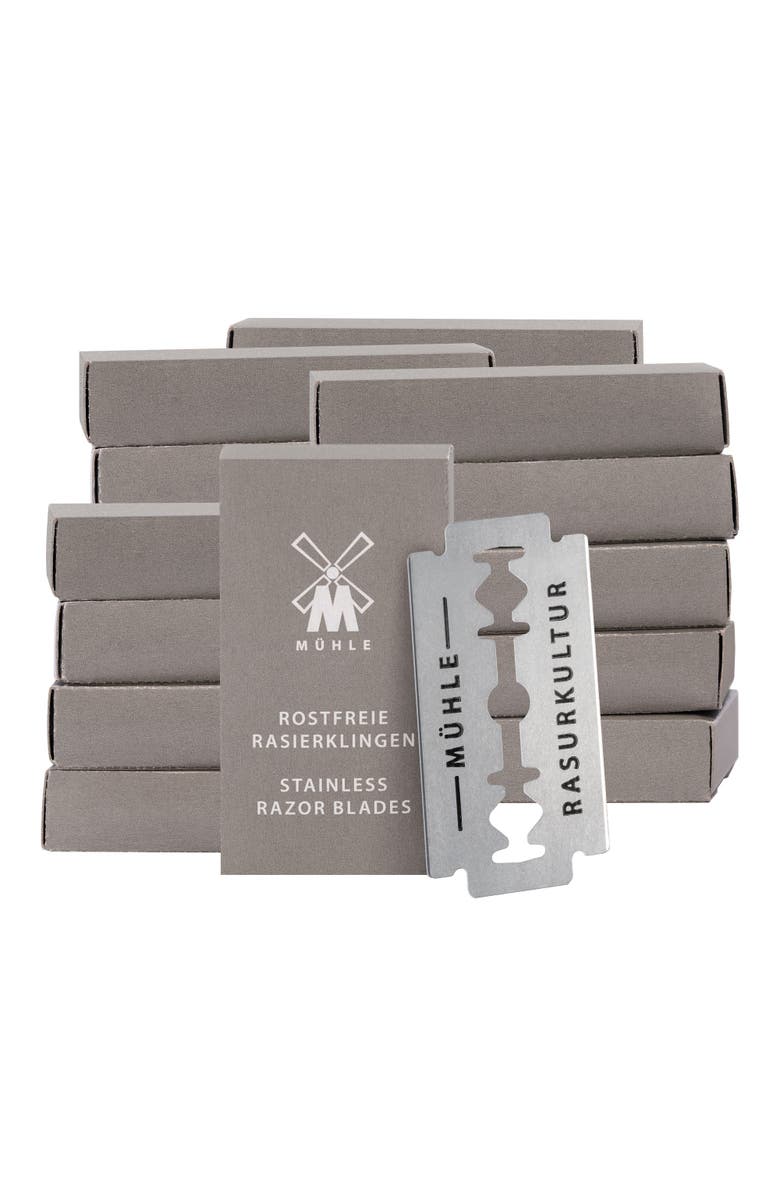 MÜHLE 200-Pack Safety Razor Blades, Main, color, Silver