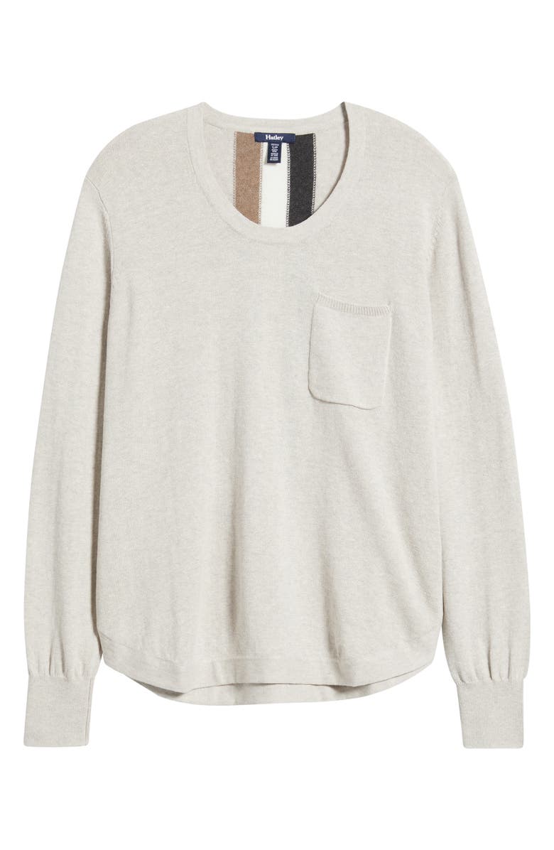 Hatley Oatmeal Cotton & Cashmere Sweater, Alternate, color, Oatmeal