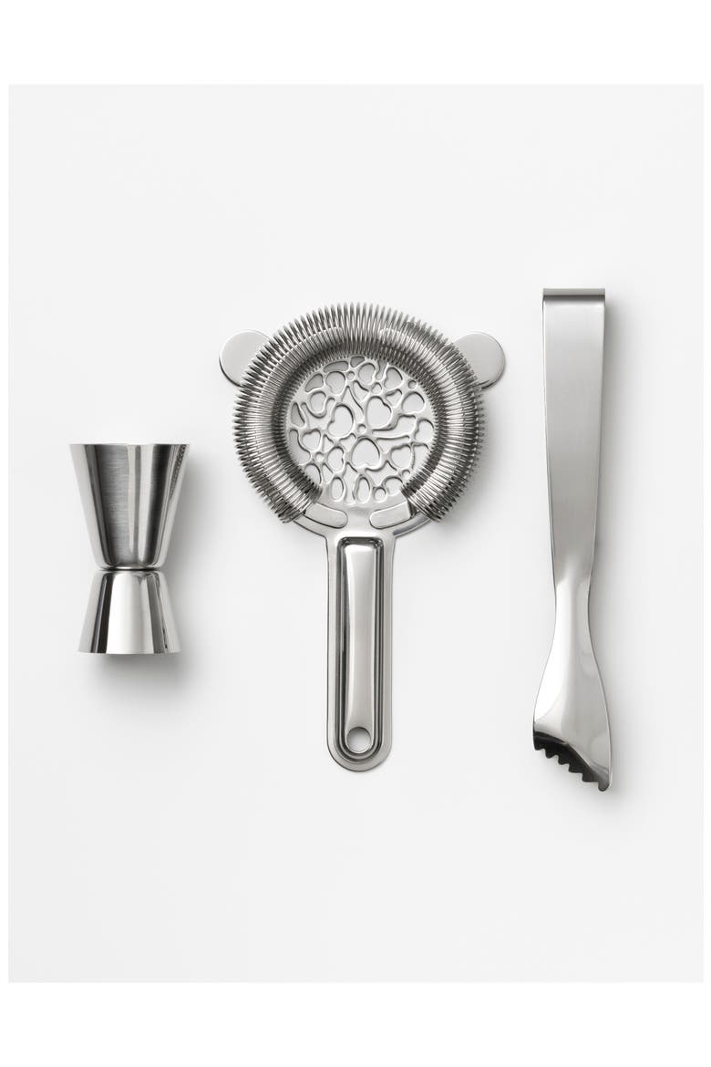 The Essentials Cocktail Tools Gift Set, Alternate, color, GREY/ METALLIC