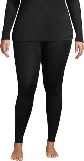 Lands' End Silk Interlock Long Underwear Leggings Pants