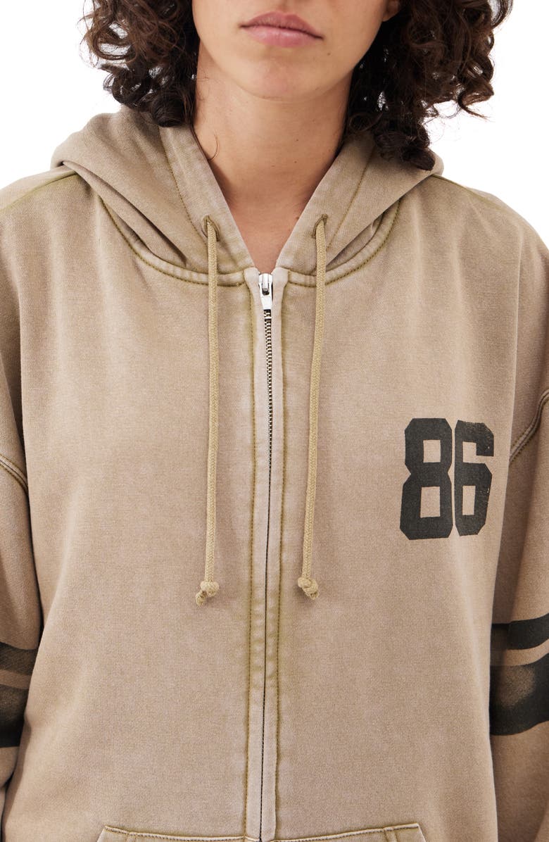 BDG Urban Outfitters Oversize Zip Hoodie, Alternate, color,
