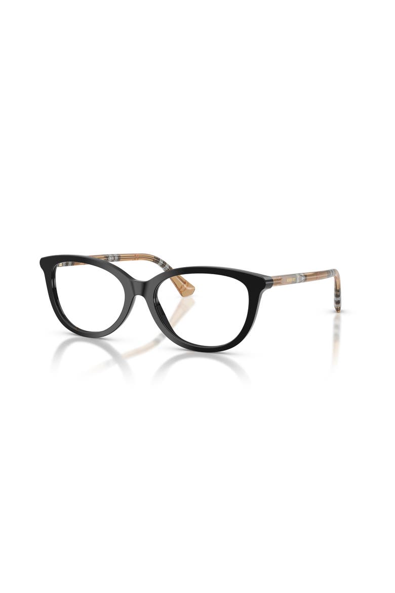 54mm Cat Eye optical glasses, Main, color, Black