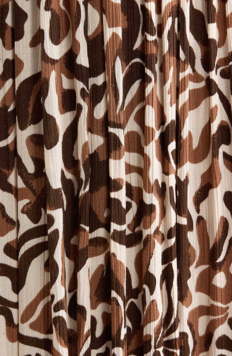 Elan Strappy Smocked Maxi Dress, Alternate, color, Brown Carolina