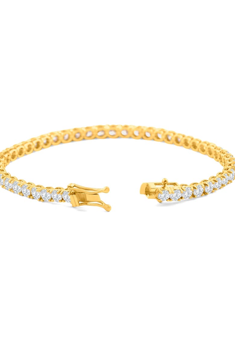 8.00Ct Diamond Tennis Bracelet 14k Gold Lab Grown 7", Alternate, color, 14k Yellow Gold