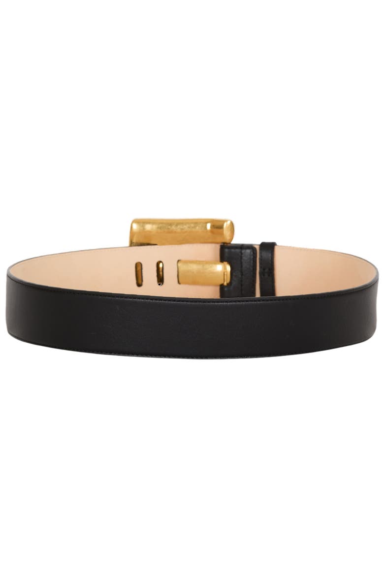 Anthem Belt 4.5Cm-Calfskin, Alternate, color, black