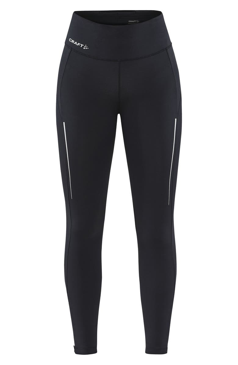 Craft Advance Essence Running Tights, Alternate, color, Black