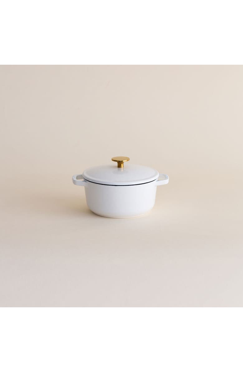 KANA 0.5 Quart Micro Dutch Oven - White, Main, color, White