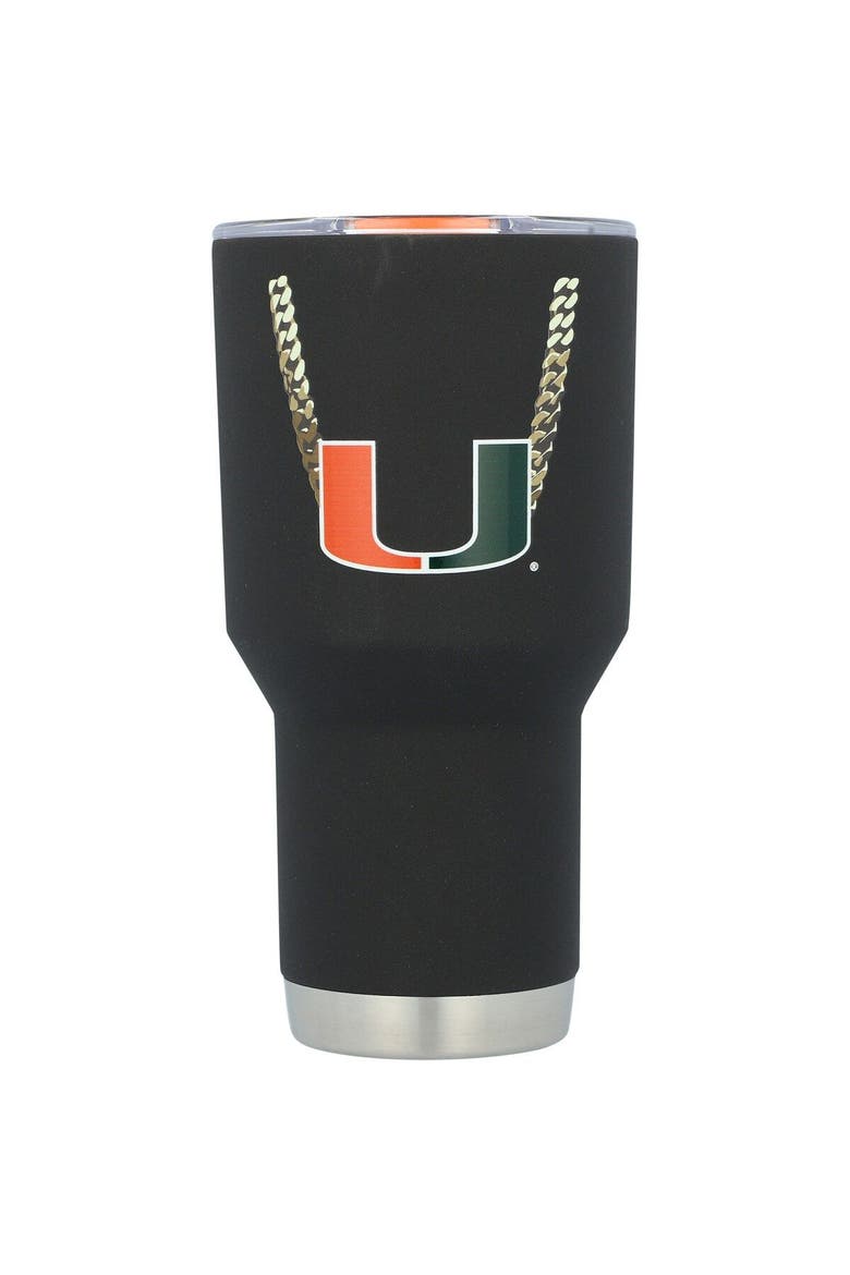Miami Hurricanes 30oz. Tumbler, Main, color, Black