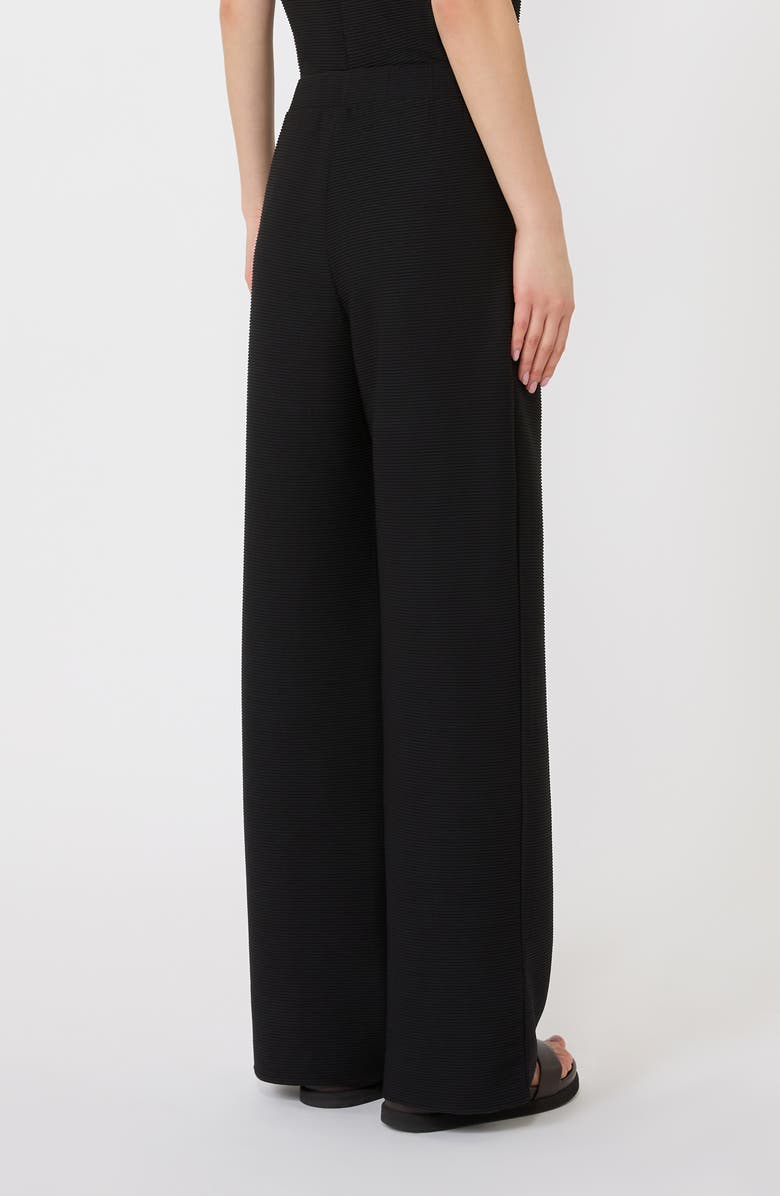 MM by Max Mara Freccia Pull-On Jersey Pants, Alternate, color, Black