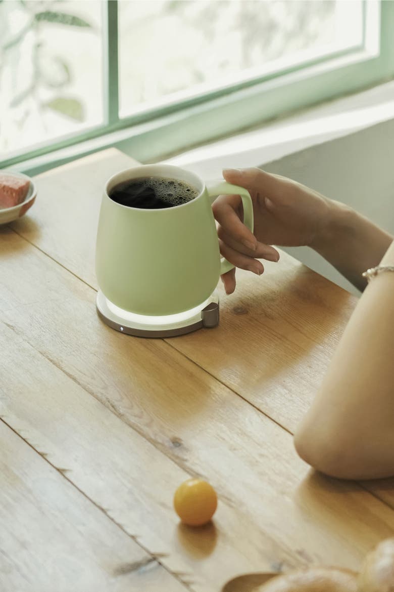 Ui + Self-Heating Mug Set - Navy Blue, Alternate, color, Green