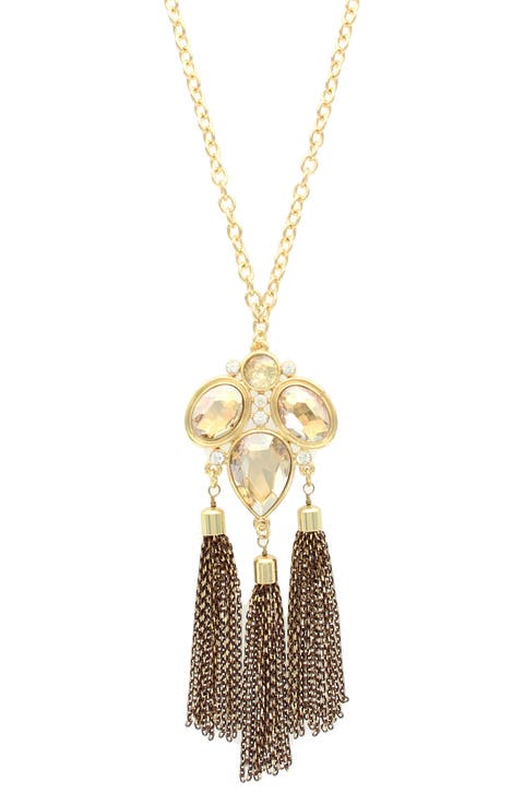 Lillian Trio Tassel Necklace