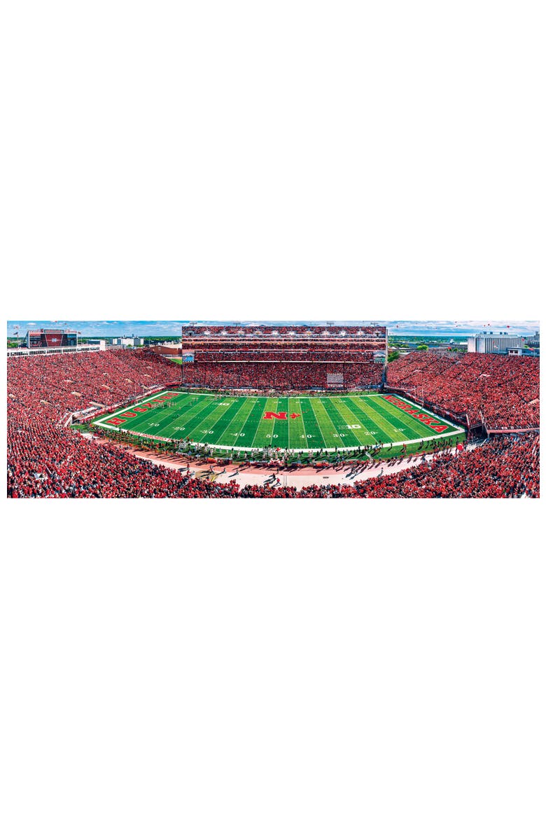 Nebraska Cornhuskers 1000pc Pano Puzzle, Alternate, color, Multicolor