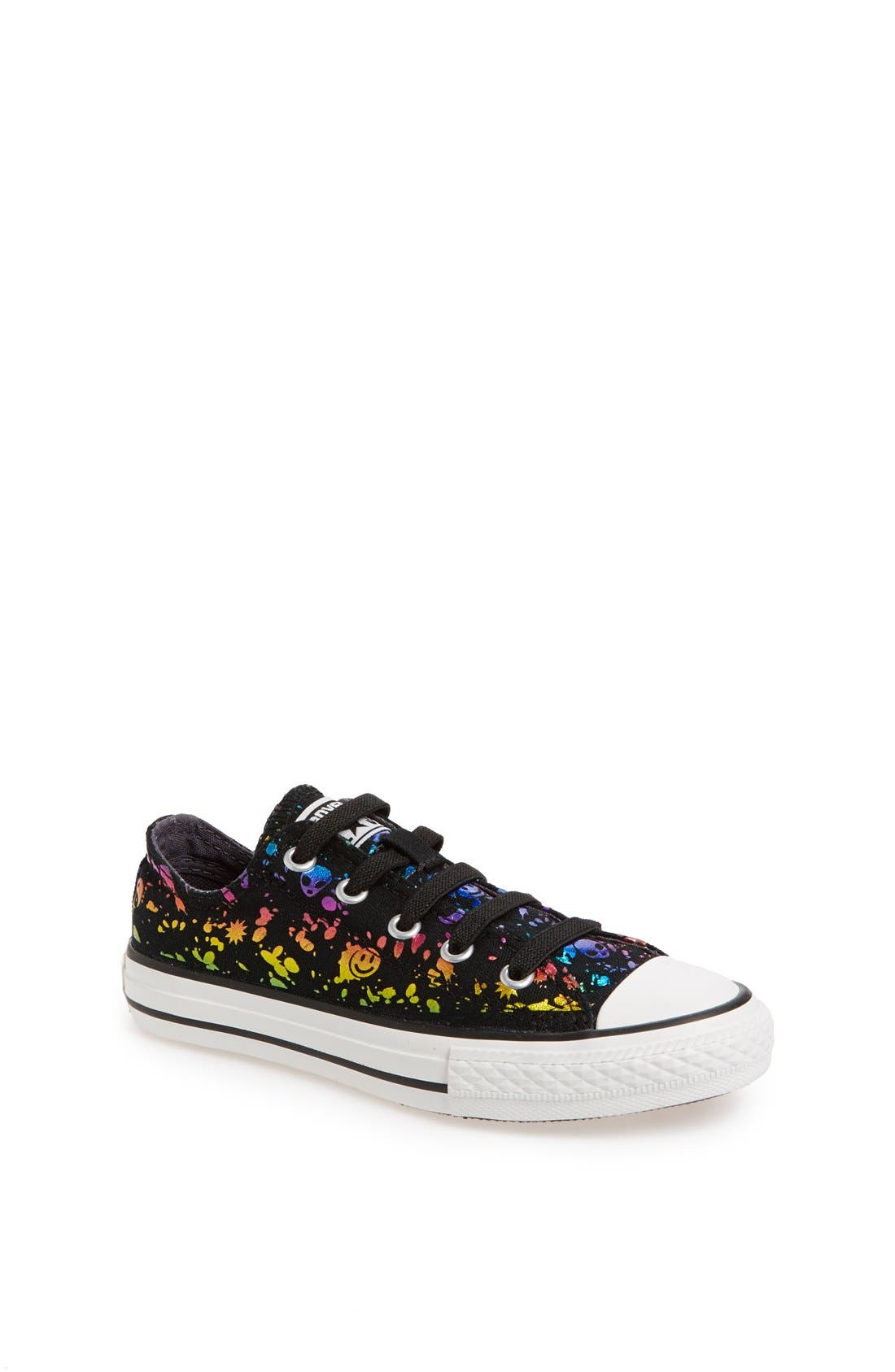 Chuck Taylor® All Star® Stretch Lace Sneaker, Main, color, BLACK