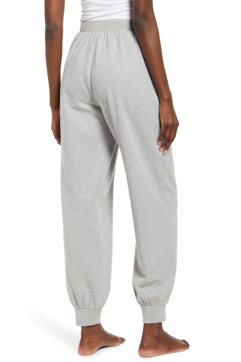 Organic Cotton French Terry Joggers, Alternate, color, GREY HEATHER